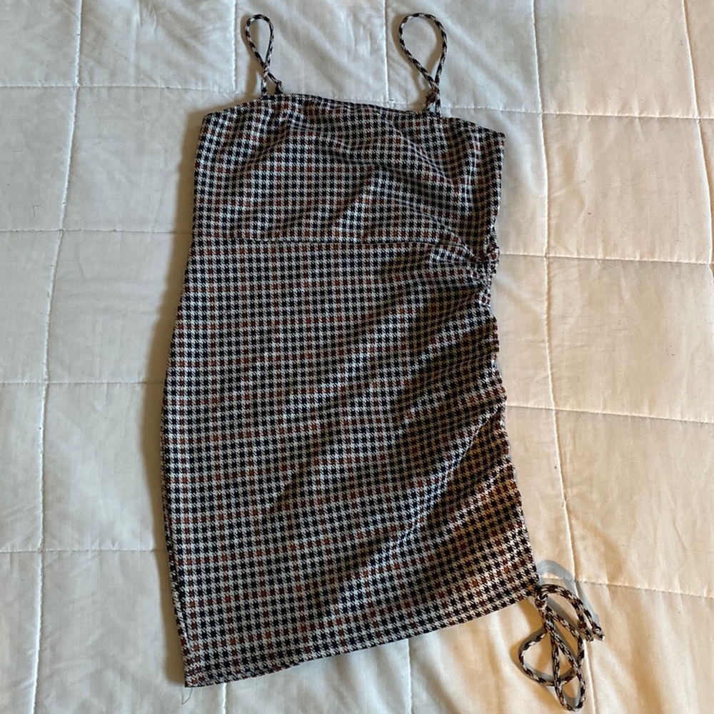 Plaid BodyCon Mini Dress